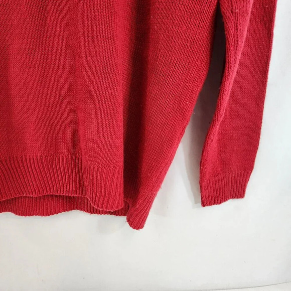 Vintage Ugly  Christmas Tree Sweater Red Unisex - Picture 7 of 11